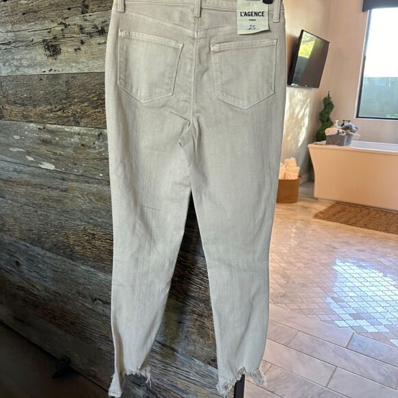 L’Agence High Line High Rise Skinny Jean in Biscuit - Picture 3 of 8